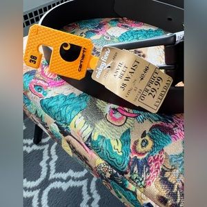 Burnished Leather Box Buckle Belt